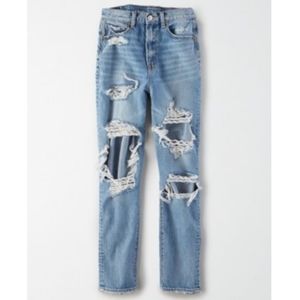 AE High Waist Mom Jeans 4XS